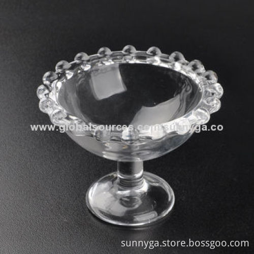 Stem Glass Candle Holder with 215mL Capacity